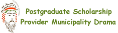 Postgraduate Scholarship Provider Municipality Drama